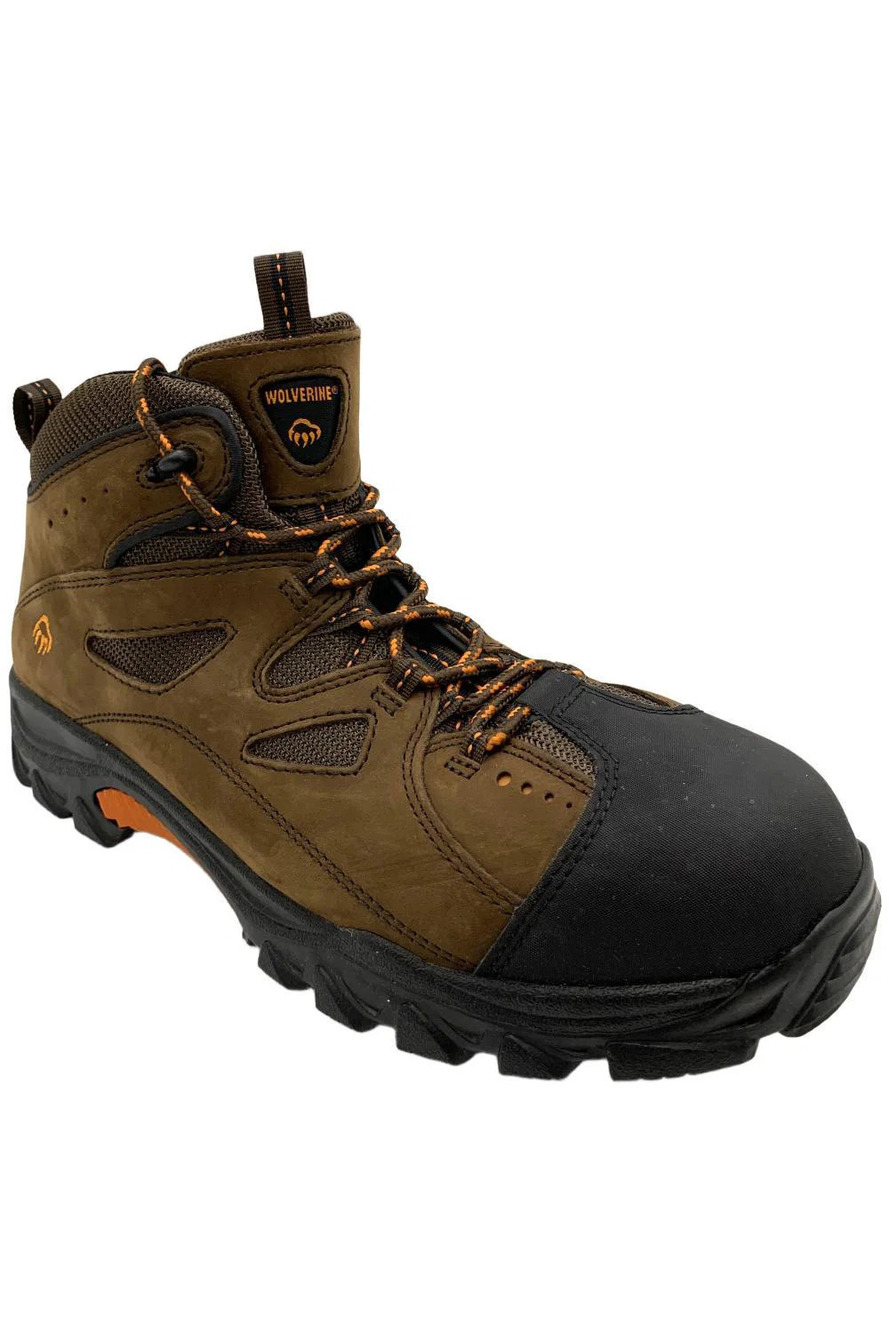 Wolverine Men's Hudson Steel Toe Work Boots Brown - Medium
